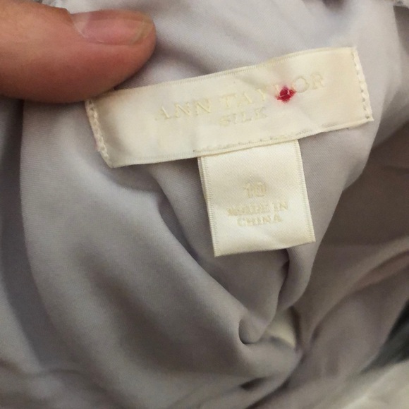 Ann Taylor One Silk Georgette Flower Dress - Picture 4 of 4